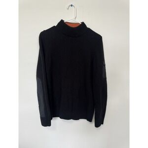 Vintage LL Bean Men's 100% Lambs Wool Turtleneck Sweater Size Medium